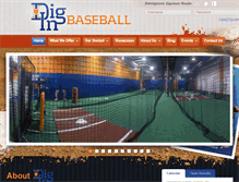 Tablet Screenshot of diginbaseball.com